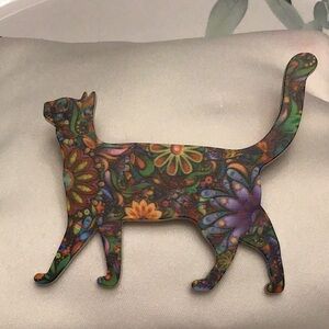 Cat Brooch